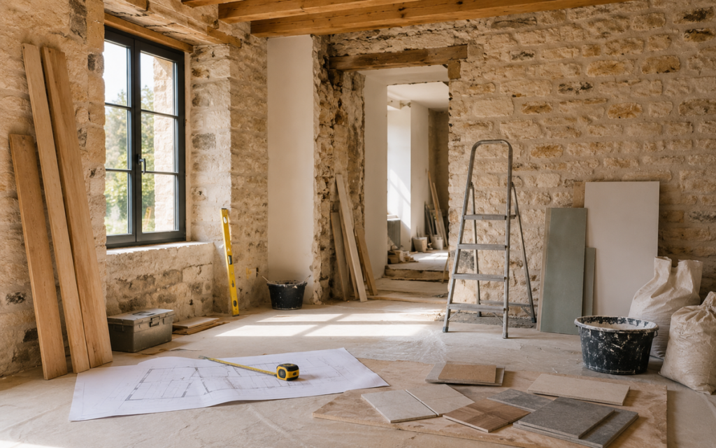 Illustration du charme d’une maison ancienne à préserver lors d’une rénovation en Vendée